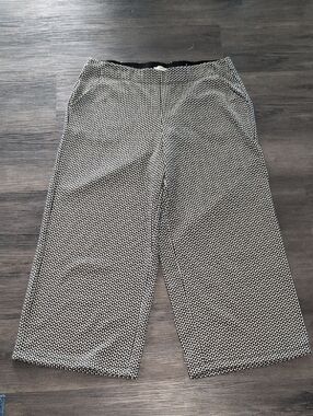 Max Studio London Wide Leg Crop Pants Sz XL